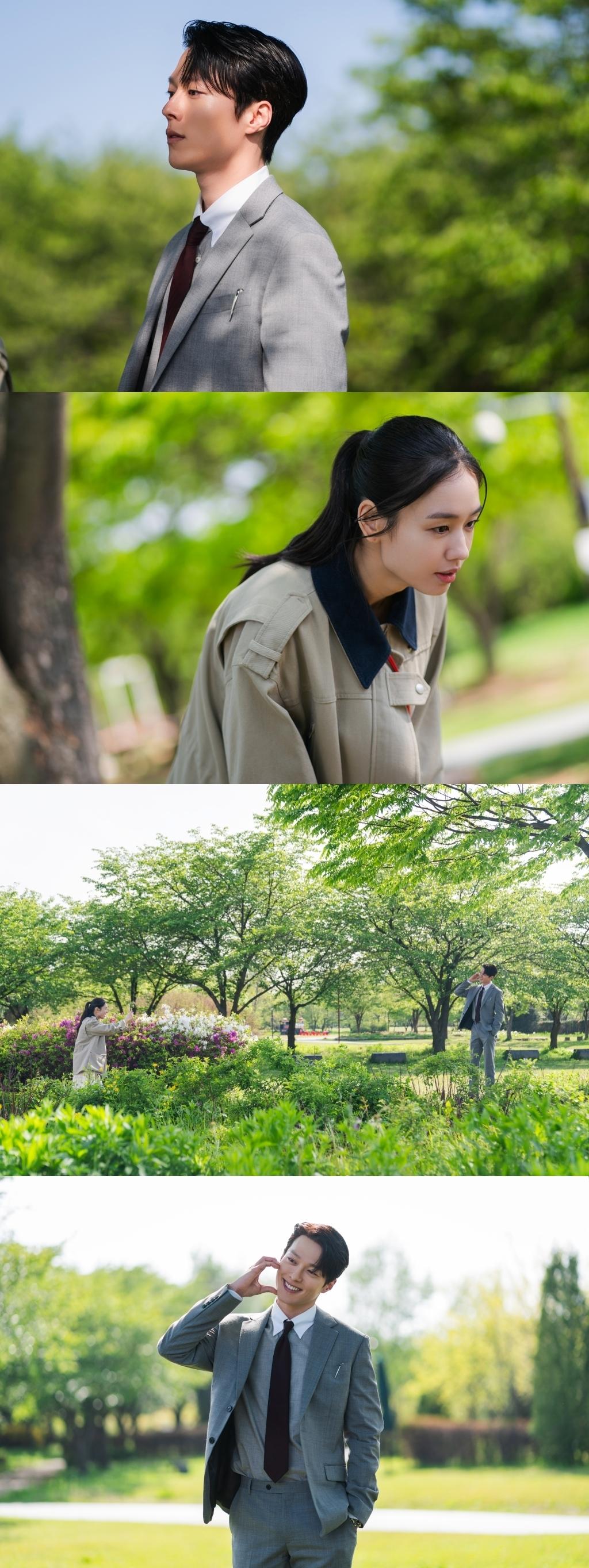 [SBS 키스는 괜히 해서!]  장기용X안은진, 둘만의 설레는 데이트!? '알콩달콩'