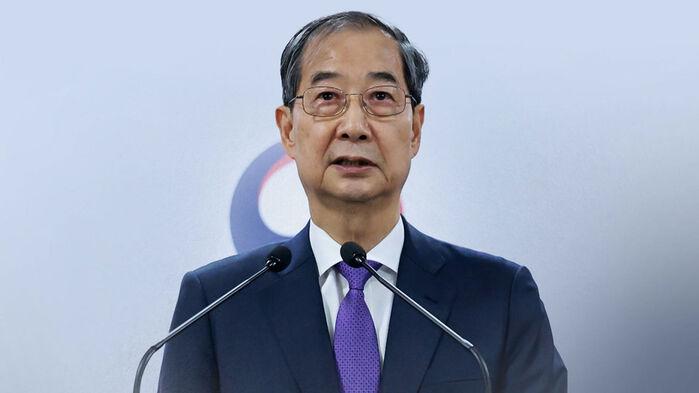 한덕수 대선 출마선언 "임기 3년차에 총선·대선 실시"