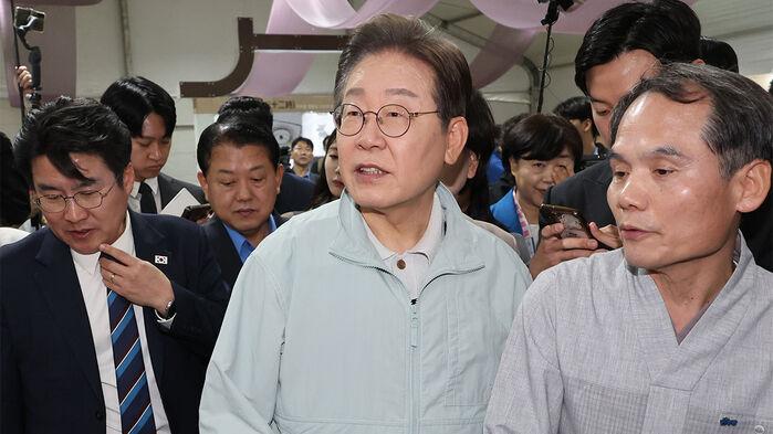경북 찾은 이재명 "제가 왜 미운가요? 제가 뭘 그리 잘못했나요?"