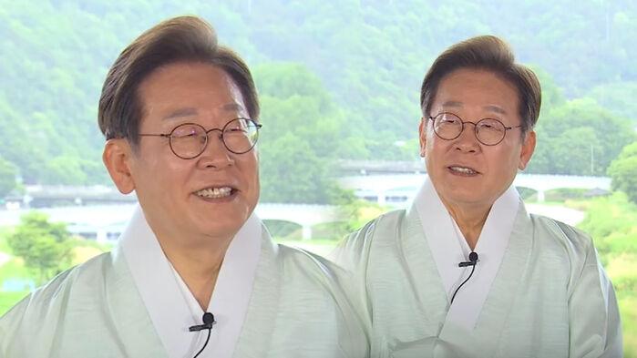 '홍준표 총리설' 질문에 "허허허"…이재명 "근데 이번엔"