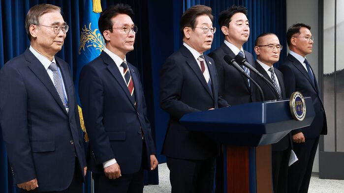 [속보] 이 대통령, 정부 첫 인사 발표…김민석 국무총리 지명