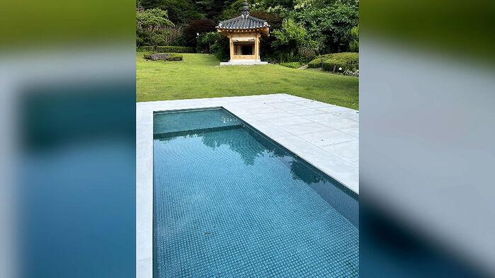 무릎 높이의 개 수영장?…윤 머문 관저에 의문의 수조