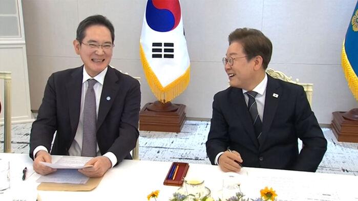 "대통령 되신 뒤에…" 이 대통령 앞 이재용 회장이 한 말