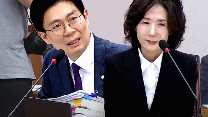 "제 딸은 정치한다니 미국 학교 자퇴" 강한 질타에 '입꾹닫'