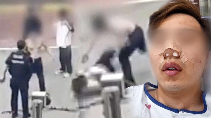 "뭘 봐?" 지나가던 고교생에 니킥…주차장 공포의 20분