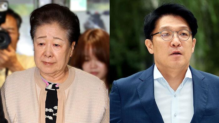 한학자 총재 특검 자진 출석…김상민 전 검사 구속 기로