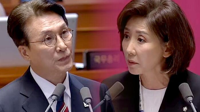 "중국 공산당 모델 같은데?"…나경원-김민석 불꽃 튀는 설전 
