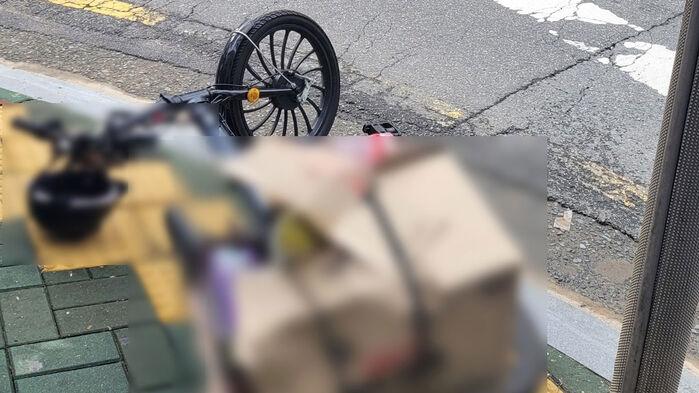 추석 먹거리 사오다…전기자전거 탄 70대, 트럭 치여 사망
