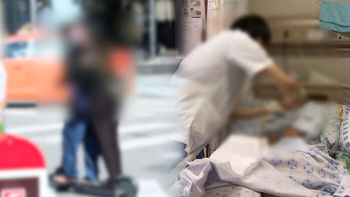 "딸 이름 듣자…" 킥보드 치여 중태 빠진 엄마 기적 근황