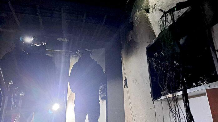 강릉 한밤에 원룸 화재…19명 중 9명 구조·10명 자력 대피