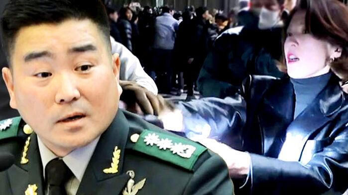 "안귀령, 화장 고치고 나타나"…김현태 "총기탈취는 연출" 주장