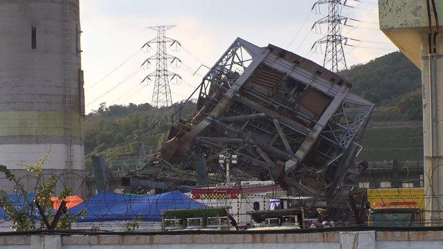 울산화력발전소 보일러타워 붕괴사고