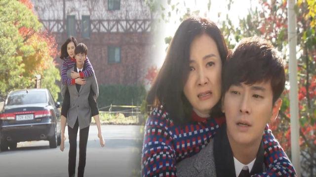 어색한 어부바에 한 마디 “우리 가족인데”
