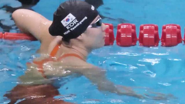 멋진 스퍼트를 보여준 허연경 [여자 자유형 200m 예선]